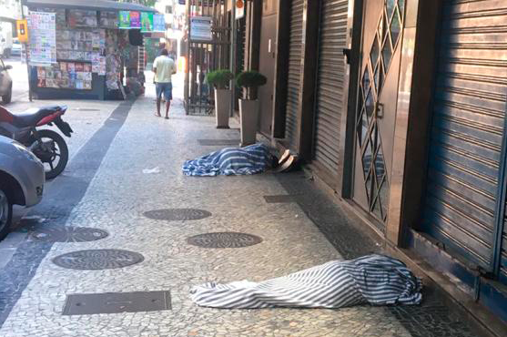 Pandemia amplia o drama da populao de rua em bairros da Zona Sul do Rio de Janeiro