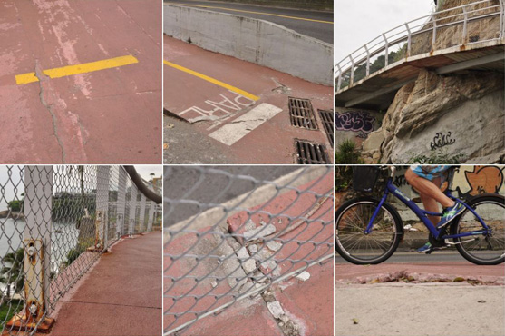 Ciclovia Tim Maia foi construda sem um projeto urbanstico para a regio