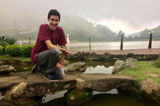 O estudante da PUC-Rio Daniel Wainstock  o perfil em destaque