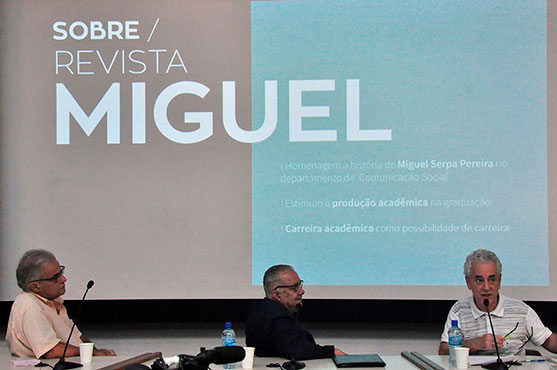 Aula inaugural do Departamento de Comunicao homenageia Miguel Pereira