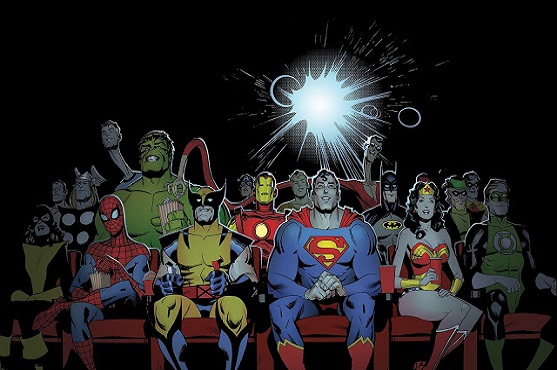 Filmes de super-heróis têm ajudado na promoção de histórias em quadrinhos